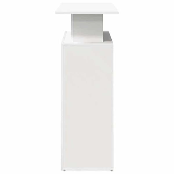 Maison Exclusive - Hvid receptionsskrivbord 100x40x104 cm Ingeniørtræ Vit