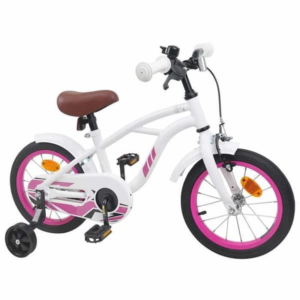 Maison Exclusive - Cykel för Barn 16 Tum för 4-6 år Vit Vit
