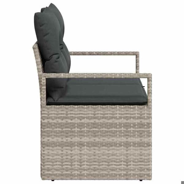 Maison Exclusive - Puutarhatuoli tyynyllä 120 x 62 x 69 cm polyrottinki