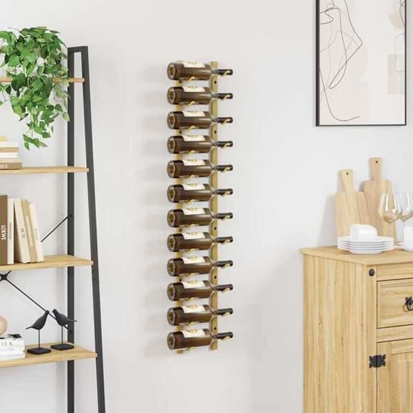 Maison Exclusive - 12 pullon seinäteline kultainen rauta gyllene