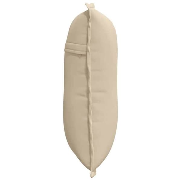 Maison Exclusive - Rygpude Creme 50 x 45 cm Mikrofiberstof
