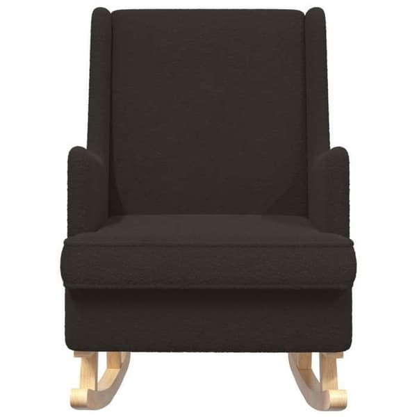 Maison Exclusive - Musta keinutuoli 62 x 80 x 85 cm Bouclé