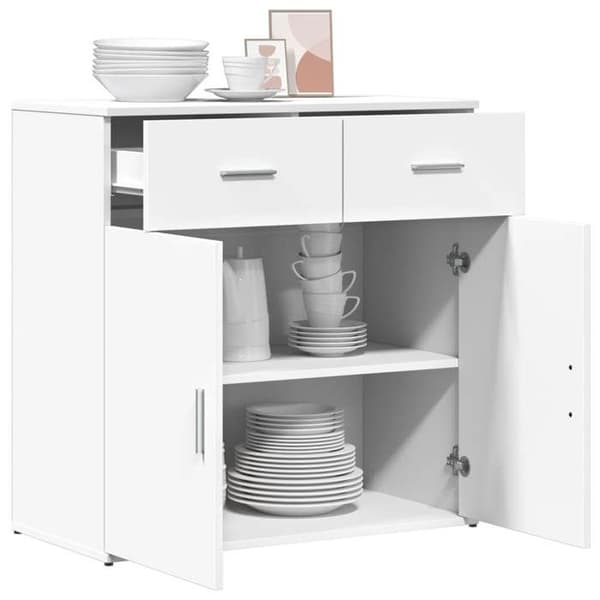 Buffé - EXKLUSIVT HUS - Maison Exclusive - Ingenjörsträ - Vit - 79x38x80 cm Vit