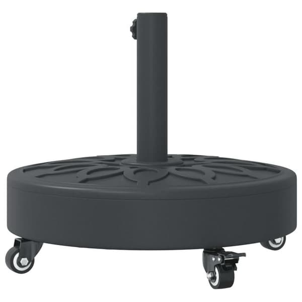 Maison Exclusive - Parasolbase med hjul til stænger Ø38 / 48 mm 27 kg rund