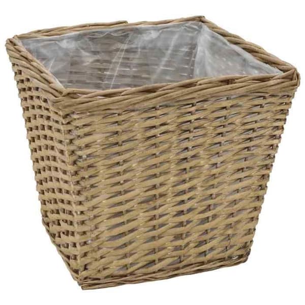 Maison Exclusive - 3 delar Högsängar i Rattan med PE-foder kastanj