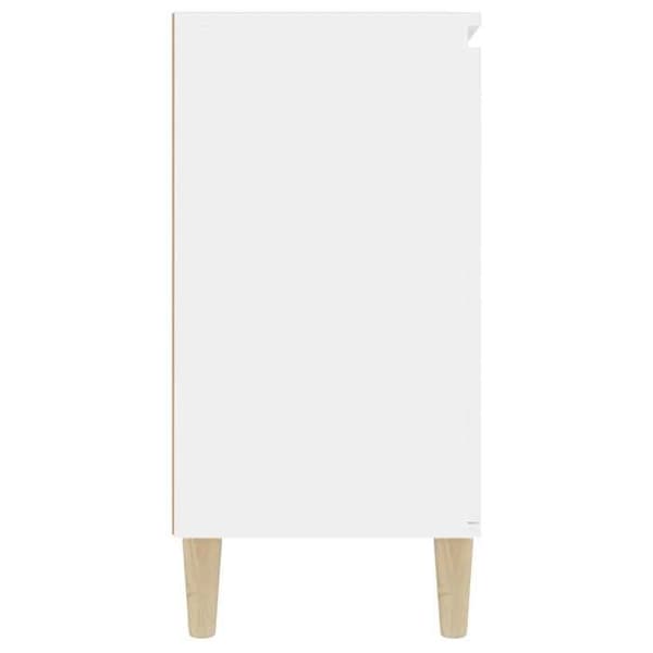 Maison Exclusive - Hvidt buffet 101x35x70 cm ingeniørtræ