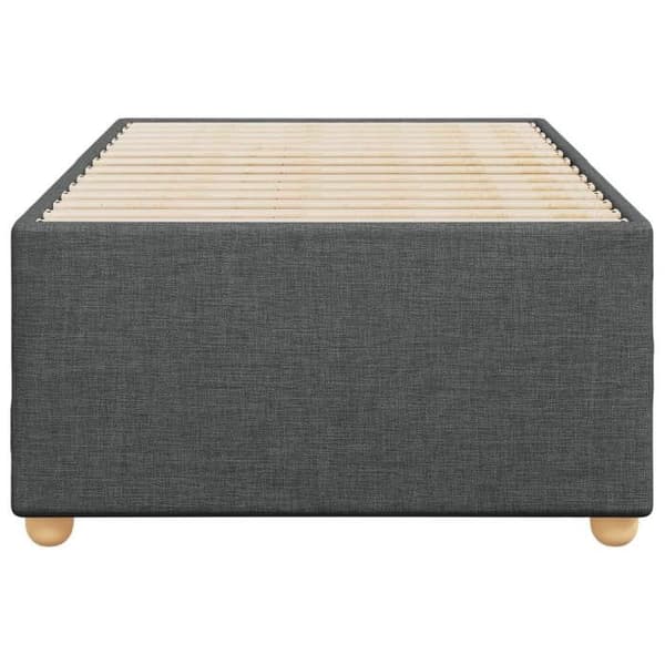 Maison Exclusive - Sängram utan madrass mörkgrå 90x190 cm tyg