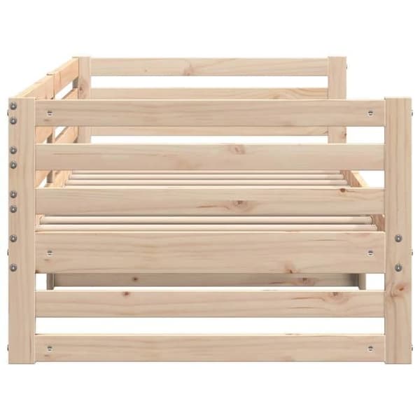 Maison Exclusive - Päivävuode ilman patjaa 80x200 cm massiivipuusta