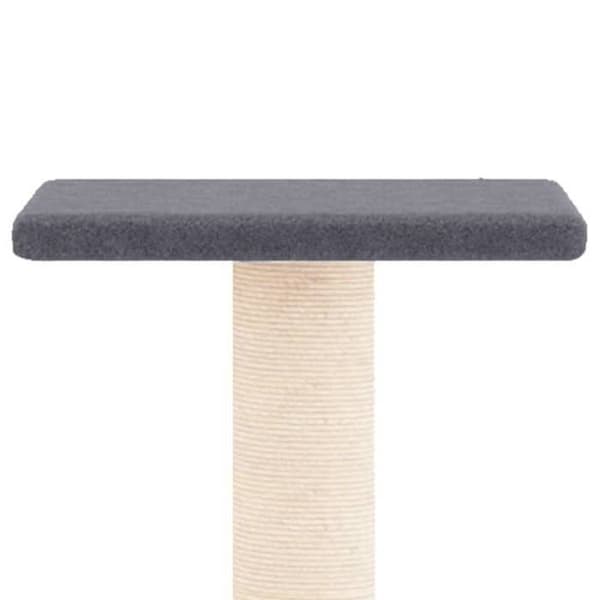 Maison Exclusive - Kattekradse med grå sisal klatretræ 73 cm mörkgrå