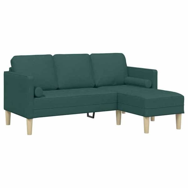 Maison Exclusive - Sofa Sæt med Mørkegrøn Pude Polyester