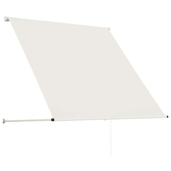 Maison Exclusive - Fällbart tak 100x150 cm Kräm Grädde