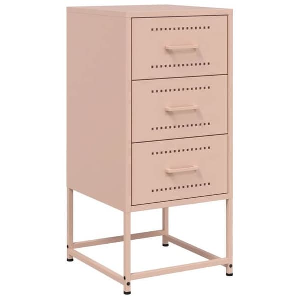 Maison Exclusive - Natborde 2 stk. rosa 36x39x78 cm stål