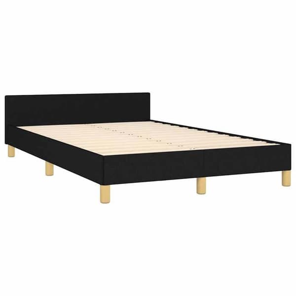 Maison Exclusive - Sengestel uden madras sort 120x200 cm stof