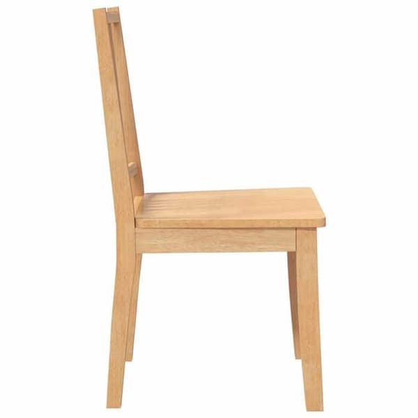 Matsalsstolar - EXKLUSIVT HEM - Set om 2 - Massivt gummiträ - Ergonomisk - Brun