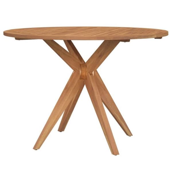 Maison Exclusive - Rund trädgårdsbord Ø85x75 cm av solid akaciaträ