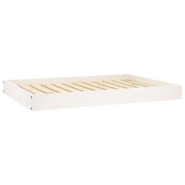 Maison Exclusive - Hundeseng Hvid 101,5x74x9 cm Solid fyrretræ