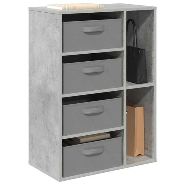 Maison Exclusive - Buffé Grå betong 60 x 33,5 x 84 cm
