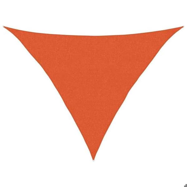 Maison Exclusive - Triangulär skugga 160 g/m² orange 2,5x2,5x3,5 m PEHD orange