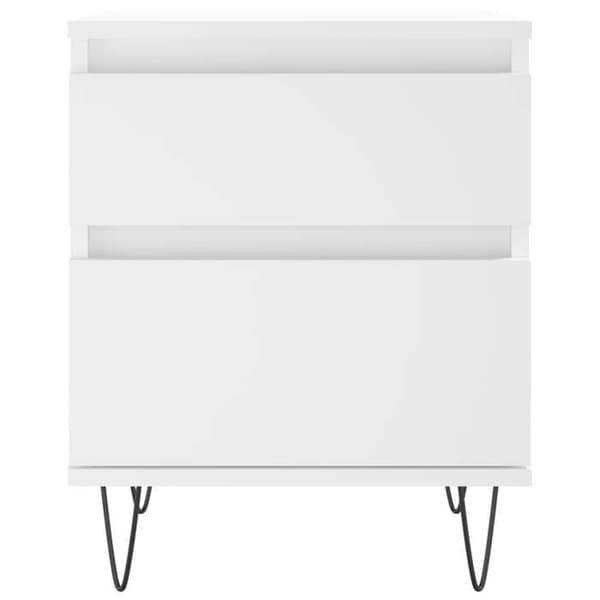 Maison Exclusive - Sängbord Vit 40x35x50 cm Ingenjörsträ Vit