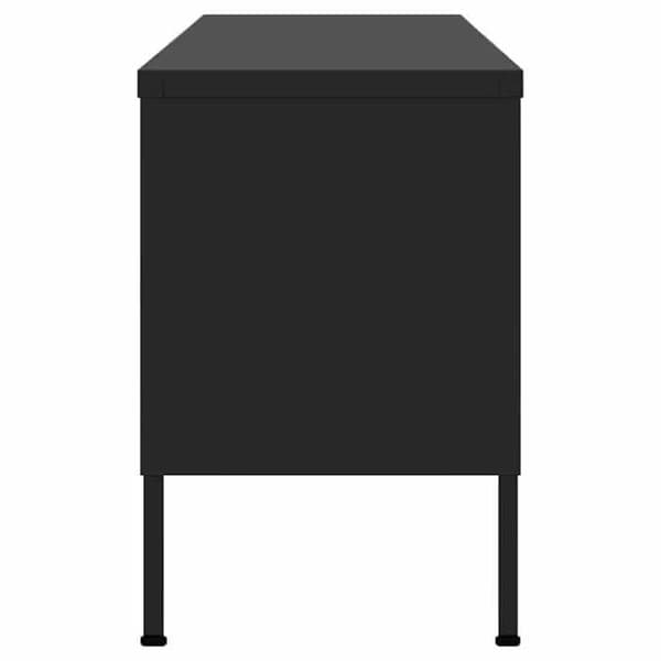 Maison Exclusive - TV Møbel Sort 105x35x50 cm Stål Svart