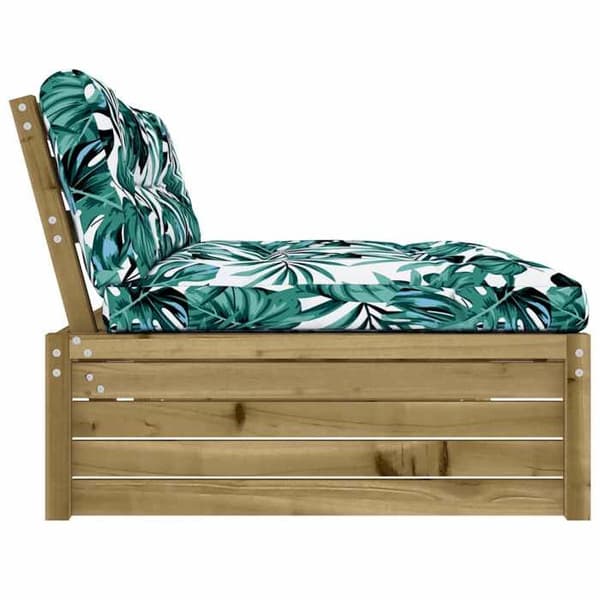 Maison Exclusive - Central soffa 120x80 cm impregnerad furu