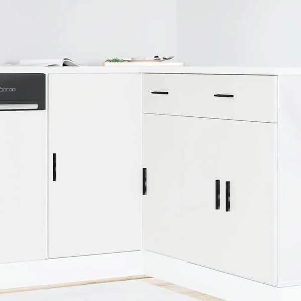 Maison Exclusive - Underskabs møbel "Lyon" Hvid ingeniørtræ