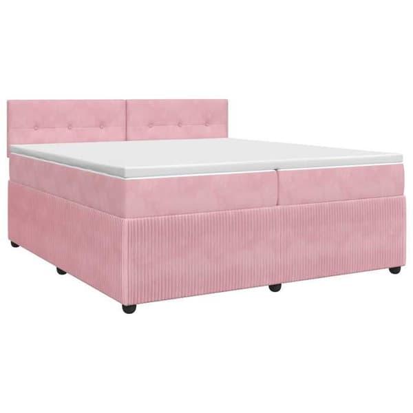 Maison Exclusive - Boxspring-sänky Rose-matolla 200 x 200 cm Sametti Ros