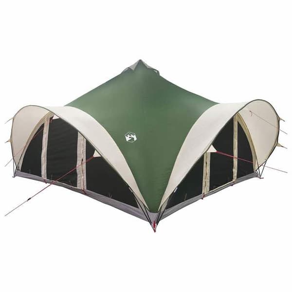 Maison Exclusive - Tente Tipi 18.0 henkilöä Vihreä Polyesteri ja Teräs