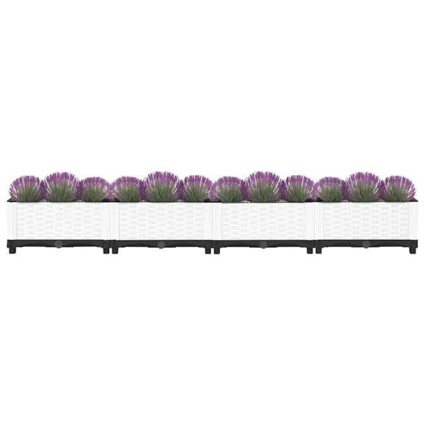 Maison Exclusive - Hög säng 160x40x23 cm Polypropylen Vit