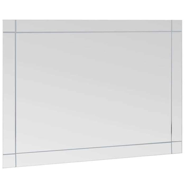 Vægspejl - Eksklusivt Hus - Glas 60x40 cm - Rektangulær - Ru overflade