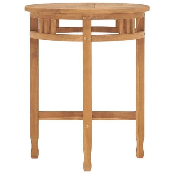 Maison Exclusive - Bistro bord Ø60x75,5 cm i solid teaktræ