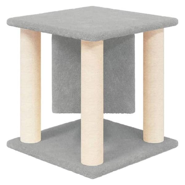 Maison Exclusive - Kattekradsetræ med sisal kløer Lys grå 37 cm Ljusgrått