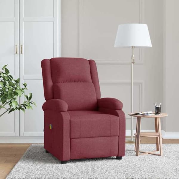 Maison Exclusive - Punainen Bordeaux hierontatuoli Kankainen