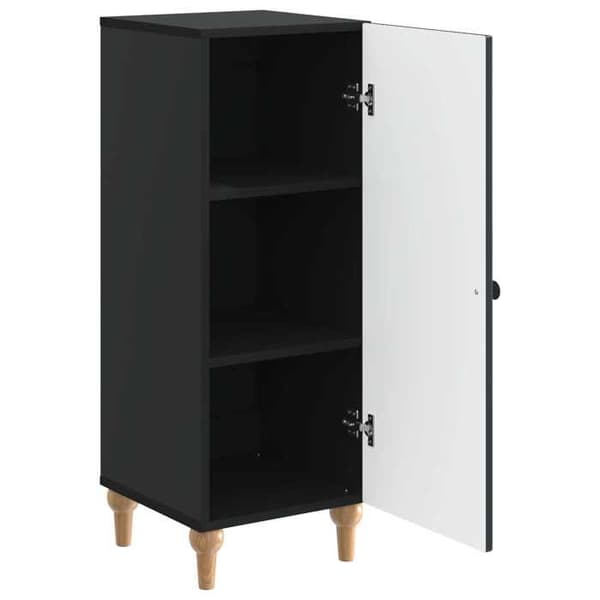 Maison Exclusive - Buffet Musta 33 x 34,5 x 90 cm Insinööripuu