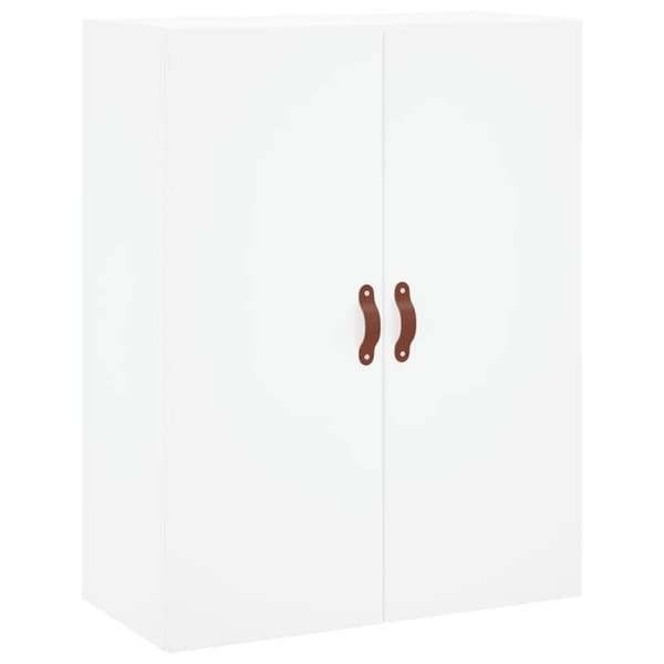 Maison Exclusive - Buffé hög Vit 69,5x34x180 cm Ingenjörsträ