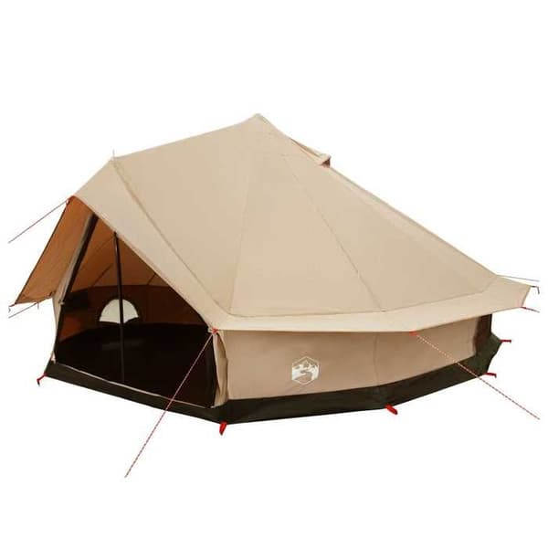 Maison Exclusive - Perheteltta 10 hengelle Kermavalkoinen Polycotton