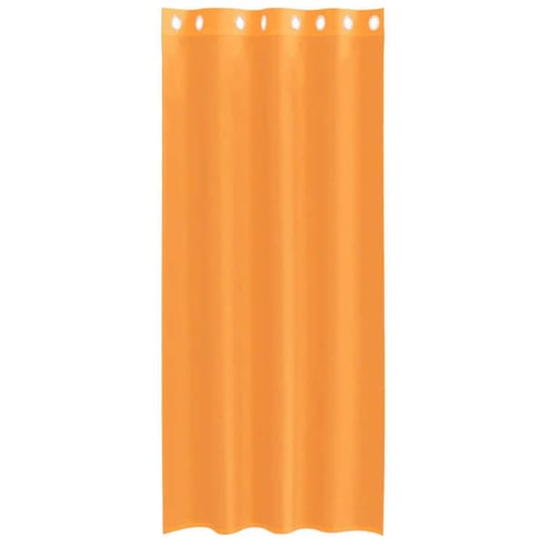Gardiner - MAISON EXCLUSIVE - 2 dele - Øjer - Orange - 140x225 cm Apelsin