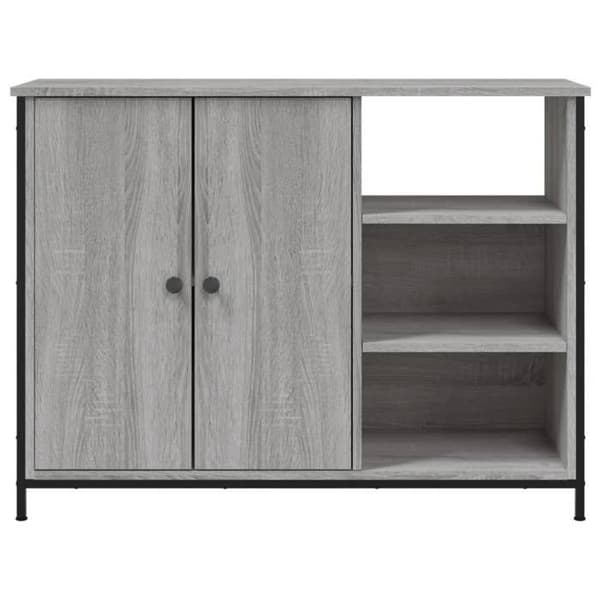 Maison Exclusive - Buffet sonoma grå 100x33x75 cm ingeniørtræ