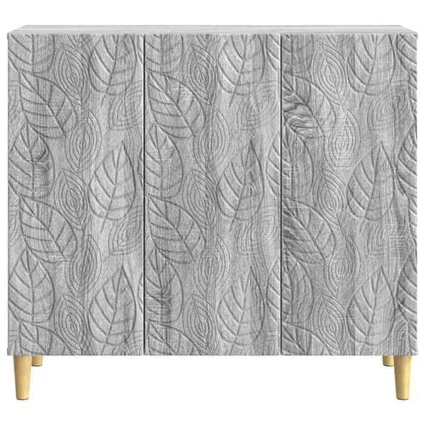 Maison Exclusive - Buffet Sonoma grå 89 x 34,5 x 80 cm Ingeniørtræ