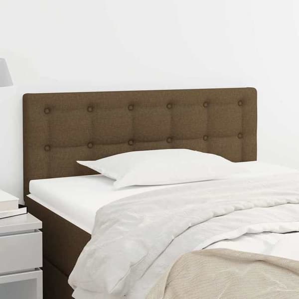Maison Exclusive - Mørkebrun Hovedgærde 100x5x78/88 cm Stof