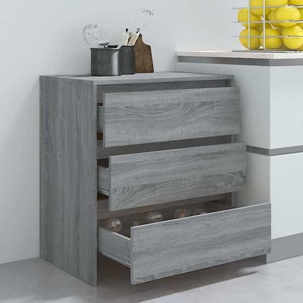 Maison Exclusive - Sonoma harmaa buffet 70x41x75 cm insinööripuuta Sonoma grå