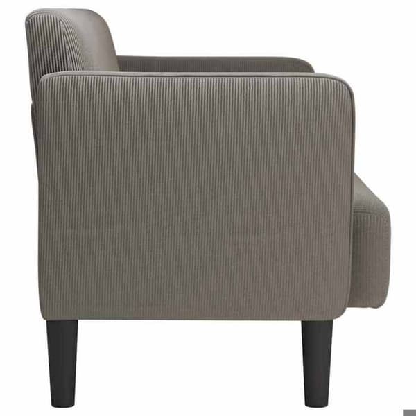 Maison Exclusive - Vaaleanharmaa 109 cm:n samettinen sohva