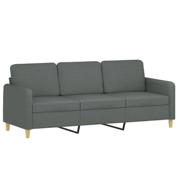 Maison Exclusive - 3-personers sofa i mørkegrå 180 cm stof