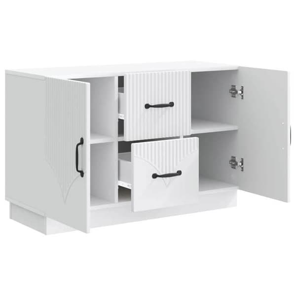 Maison Exclusive - Buffet Hvid 89 x 34,5 x 57 cm Ingeniørtræ
