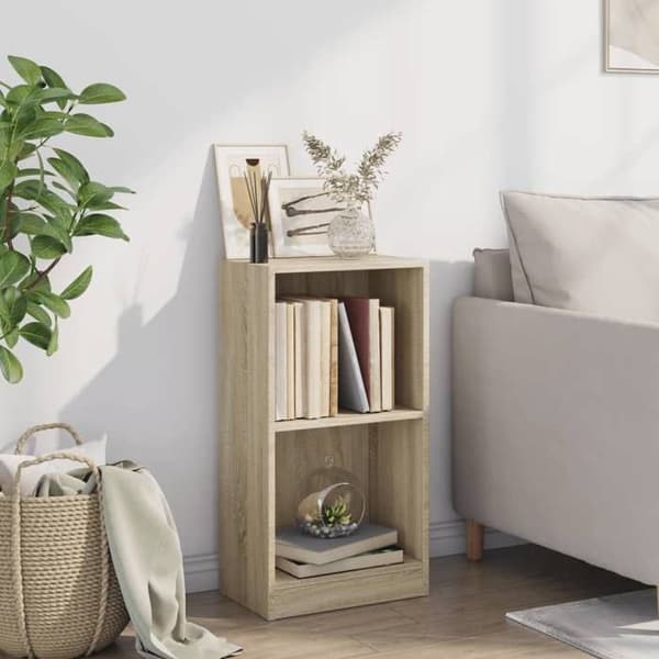 Maison Exclusive - Bibliotek Egetræ sonoma 40x24x75 cm Ingeniørtræ