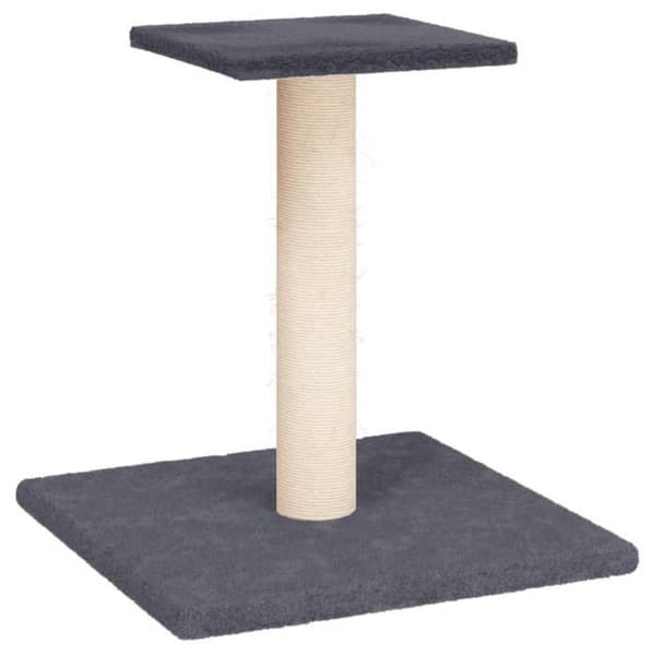 Maison Exclusive - Kattträd med plattform mörkgrå 38 cm mörkgrå