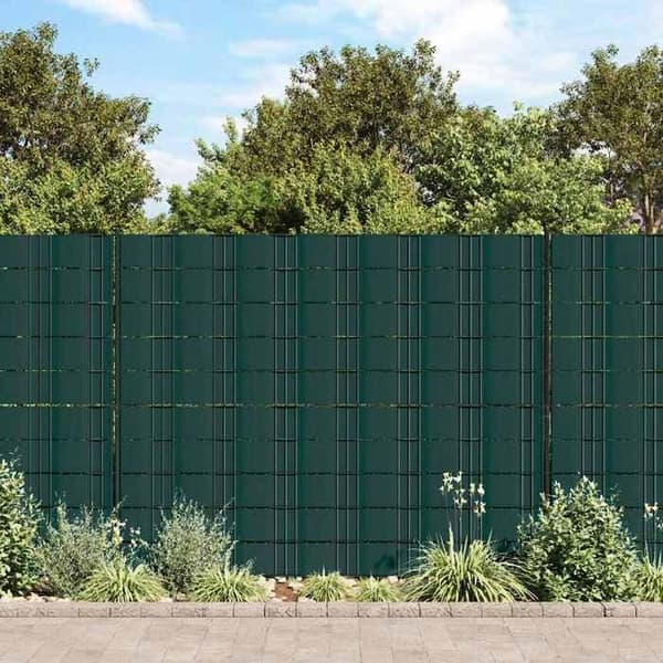 Maison Exclusive - PVC integritetsskydd 140 x 0,19 m Matt grön Matt grön