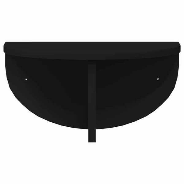 Væghylde - EKSKLUSIV HUS - 2 stk - Sort - 38x19x19 cm - Ingeniørtræ Svart