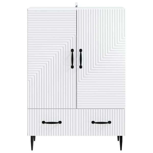 Maison Exclusive - Buffé Vit 66 x 34,5 x 95 cm Ingenjörsträ Vit