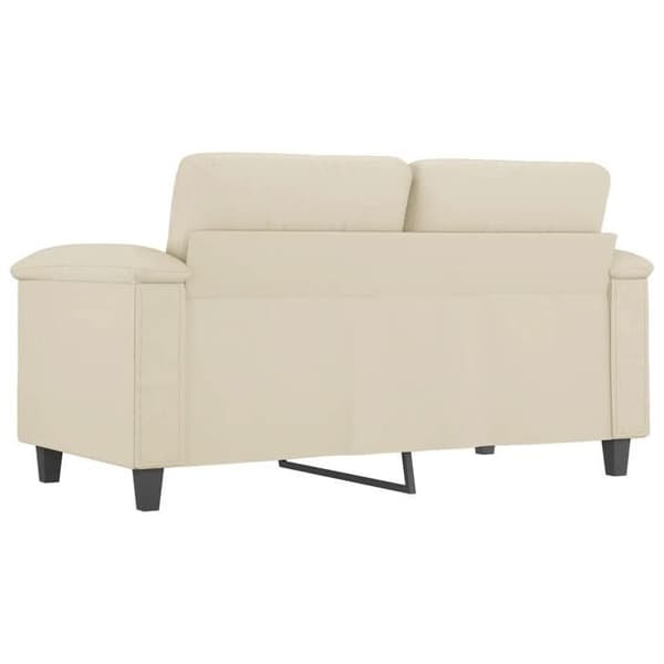 Maison Exclusive - 2-paikkainen sohva, kerma 120 cm keinonahkaa